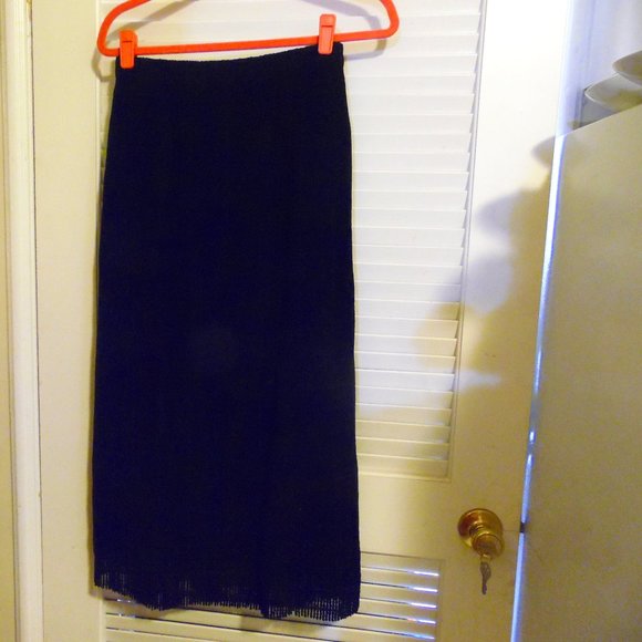 Indigo Black Maxi Skirt Size Medium - Picture 5 of 6